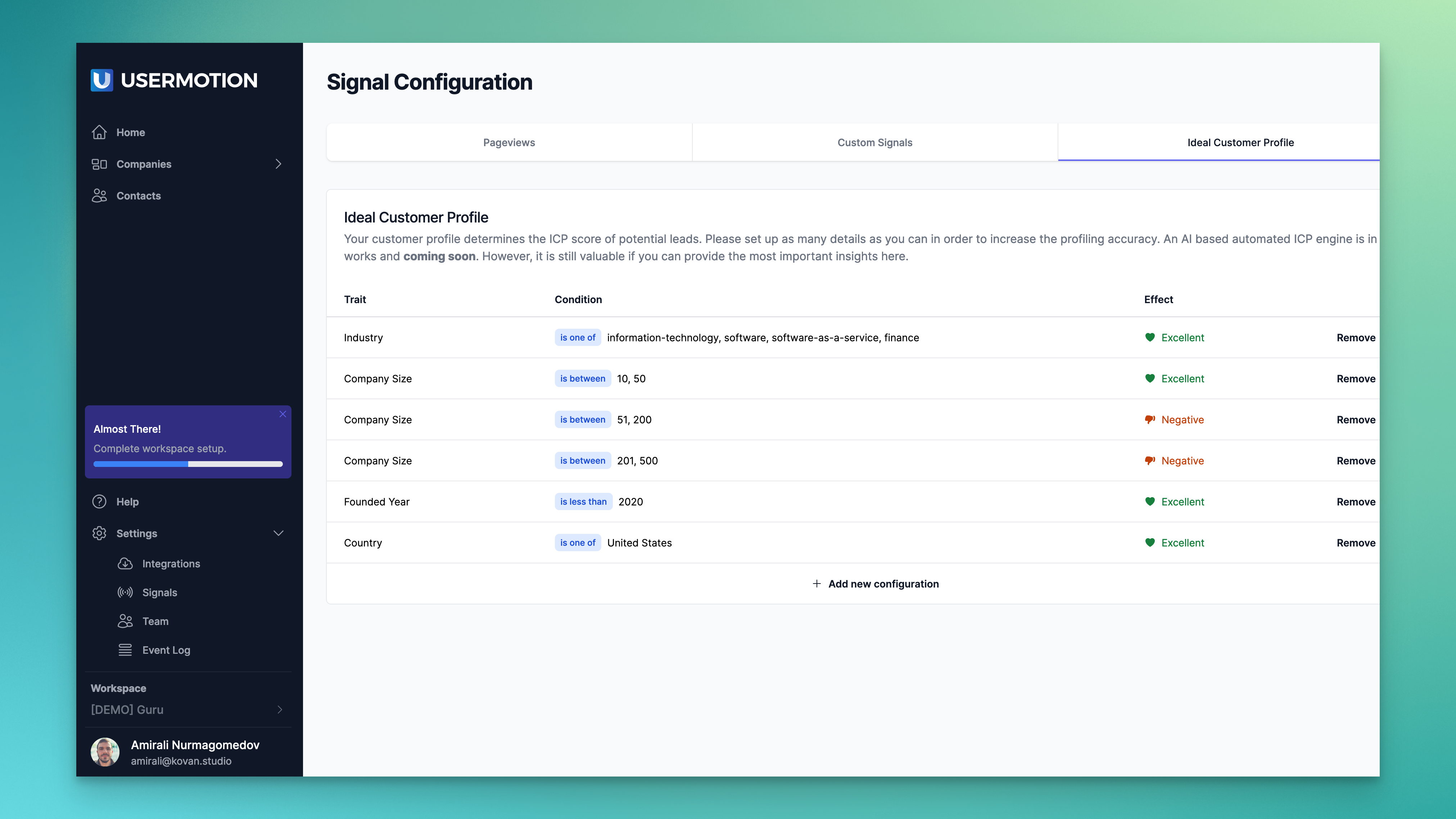 Automated ICP Identification