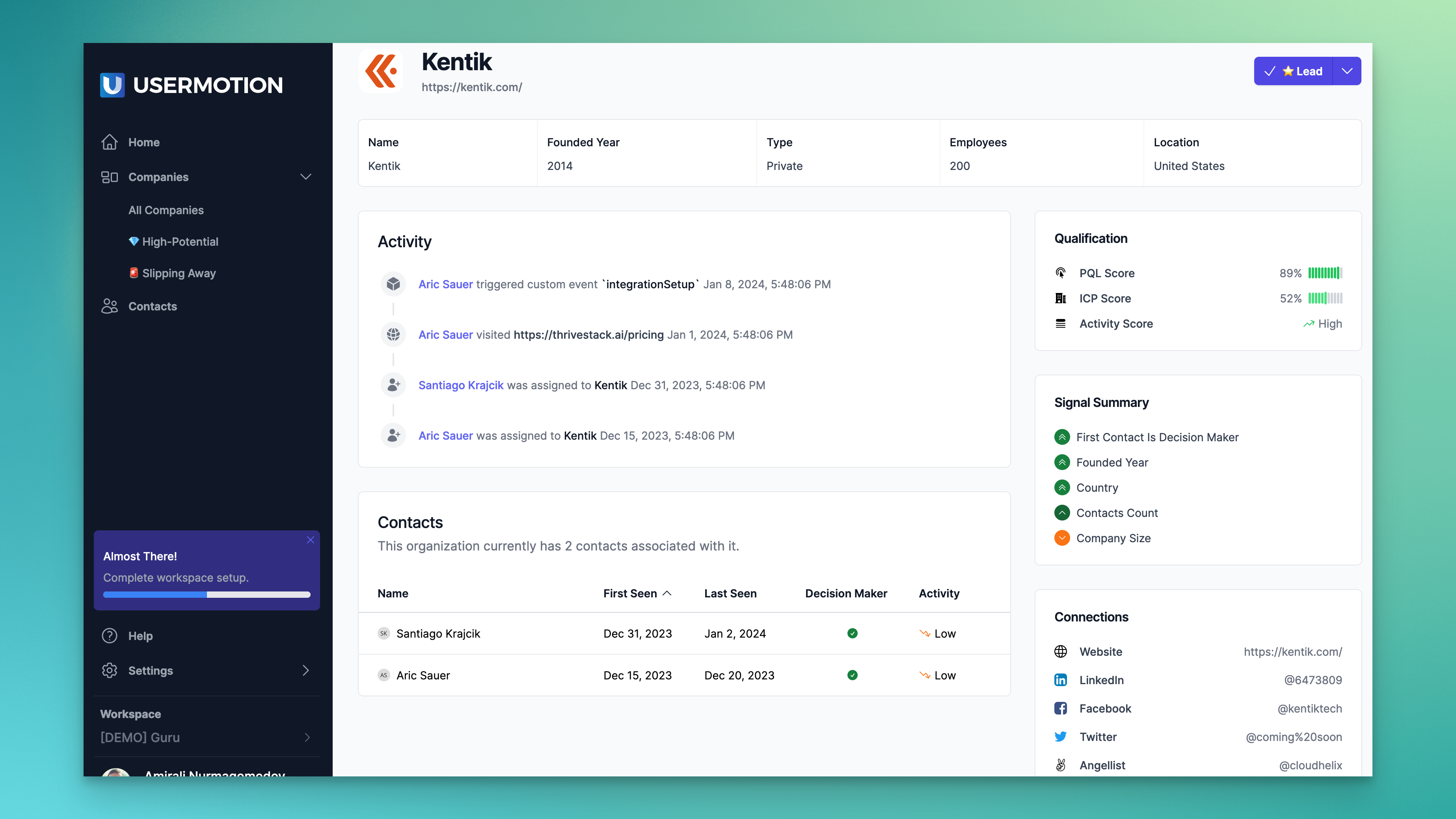 Predictive Account and Lead Scoring